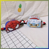 Kids Cartoon Chest Bag Captain Spider-Man Boy  Cute Waist Bag Child Messenger Bag
