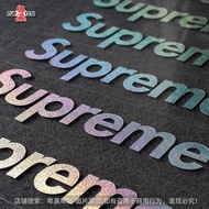 Supreme Laser Sticker sup street wear Car Decoration