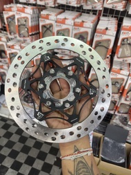 จาน 63 racing project พร้อมสเปเชอร์ ฟรีน๊อต ใส่เวฟ125 srบังลม