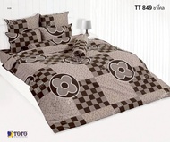 TOTO แท้ครบเซ็ต (หรือเฉพาะผ้านวมก็ได้) ชุดปูที่นอนโตโต้ 3.5/5/6 ฟุต + นวมใหญ่หนา 2025 P.6 ลายธรรมดา 