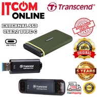 TRANSCEND USB3.2 TYPE-C ESD310C &amp; ESD380C EXTERNAL SSD (256GB/500GB/512GB/1TB/2TB)