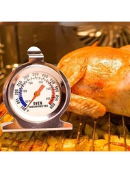 不鏽鋼電/燃氣烤箱溫度計,快速讀數廚房烹飪燒烤煙燻溫度計,配備2英寸大直徑(50-300°c/100-600°f)顯示器 - 確保每次食物煮熟得完美