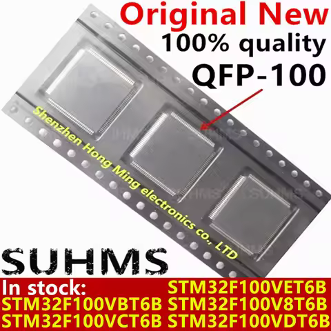 (1piece)100% New STM32F100VBT6B STM32F100V8T6B STM32F100VCT6B STM32F100VDT6B STM32F100VET6B QFP-100