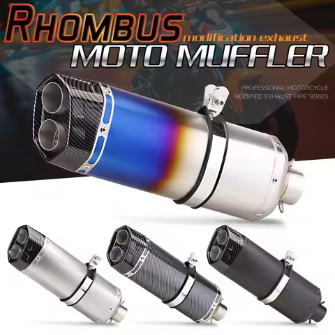 Universally suitable for S8-51mm motorcycle stainless steel exhaust tail section ZX4R Z650 DS525X Z2