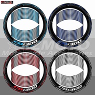 For CB1300 CB 1300 Motorcycle Wheel Decoration Sticker Rim Decal Reflective Waterproof Wheel Stripe 