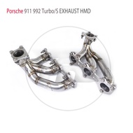 HMD Exhaust System Performance Manifold for Porsche 911 992 Turbo S 2020  Car Accessories Racing Hea