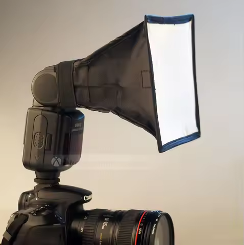 Universal Camera Flash Diffuser Softbox 15x17cm for Godox Yongnuo YN-560 III 430EX 580EX II 600EX-RT