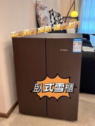 雙變頻 一級能效 節能 風冷無霜 雙開門臥式雪櫃 小冰箱 細雪櫃Refrigerator 臥式側開門冰箱