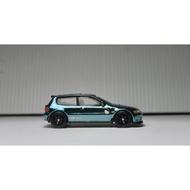 Hotwheels Honda Civic Eg6 Custom blue chrome