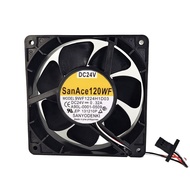 Sanyo 12038 24V 0.32A 9WF1224H1D03 Fanaco Three-Pin Plug Fan