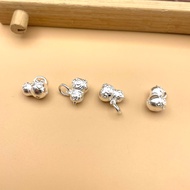 Feng Shui 925 Silver Fox Charm ~8mm With Hanging Charm - 925 Silver Charm - Code CB1690