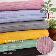 Multi Kain lady crush crinkle wrinkled spandex stretch fashion retail