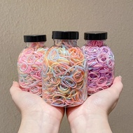 1000pcs Korean Fashion Colorful Rubber Band Children High Elastic and Durable Hair Rope Hair Accesso
