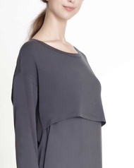 Nitan (นิทาน) เดรสให้นม ชุดคลุมท้อง Winter Calling Signature