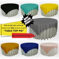 TABLE TOP DAMASK, SQUARE TABLE MAT ONLY, TABLECLOTH, 72" X 72" (6FT X 6FT) X 1PCS ONLY. (PG2)