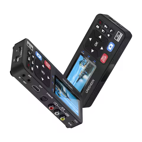 UNISHEEN 1080p High Quality VHS Tape to Digital Camcorder DVD Converter Casette MP3 Recorder