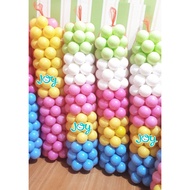 PASTEL colored ball pool, contents 50 pcs SNI - colored ball pool - pastel ball pool - ball contents