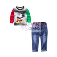 Mickey Denim Set Attire For Kids B&G930 (2,6,7yr)