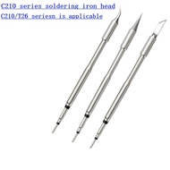 Universal JBC C210 Soldering Iron Tips Lead Free Welding Three Types For the T26 Handle Solder Stati