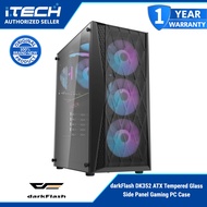 darkFlash DK352 ATX Tempered Glass Side Panel Gaming PC Case