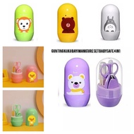 Baby NAIL SCISSORS Set OF 4 / BABY Manicure Set / BABY NAIL SCISSORS CONTENTS 4