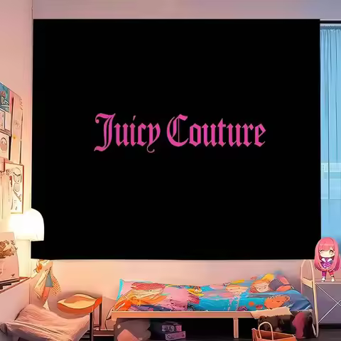 J-Juicy Cool C-Couture Anime Tapestry Hippie Flower Wall Carpets Dorm Decor Cheap Hippie Wall Hangin