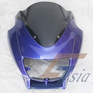 Yamaha RXZ Catalyzer/5PV Head Cover with Cowling Visor Set