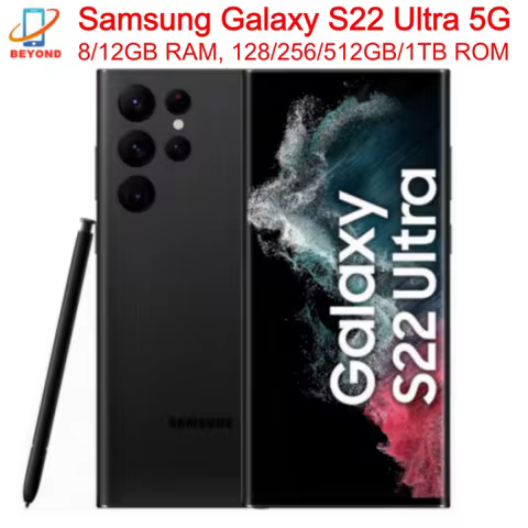 C Samsung Galaxy S22 Ultra 5G S908U S908E S908B Original 6.8" AMOLED ROM 128/256/512GB/1TB RAM 8/12G