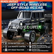 1:64 MINI RC G-wagon Carriage Climbing Car 4WD Off-road Alloy Cars Toy Trailer Full Scale Remote Con