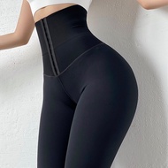 【CC】№  Pants Waist Trainer Leggings Gym Tights Trouser Workout Tummy Panties S-XL