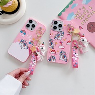 For Realme C30 C31 C33 C33S C35 C53 C55 V23 Q5i X X7 XT X2 V5 Q2 Pro Case Cartoon Unicorn Phone Casi