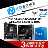 PWP ASUS TUF GAMING B560M-PLUS WIFI mATX & INTEL CORE I5-11600 PROCESSOR