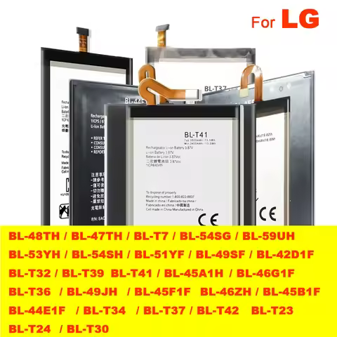 Battery For LG G2 G3 G4 G5 G6 G7 G8 ThinQ mini Beat G3S G3C G4S G4C/V10 V20 V30 V40 V50/Optimus G Pr