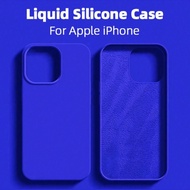 1pc Luxury Liquid Silicone Phone Case Compatible With Apple I Phone 16 11 13 12 14 15 Pro Max Cases 