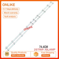 2pcsLEDnS TCL 40F6F 40L2F 40F40HR330M10A0 V4 4C-LB4010-HR01J TV BACKli ght Backlight
