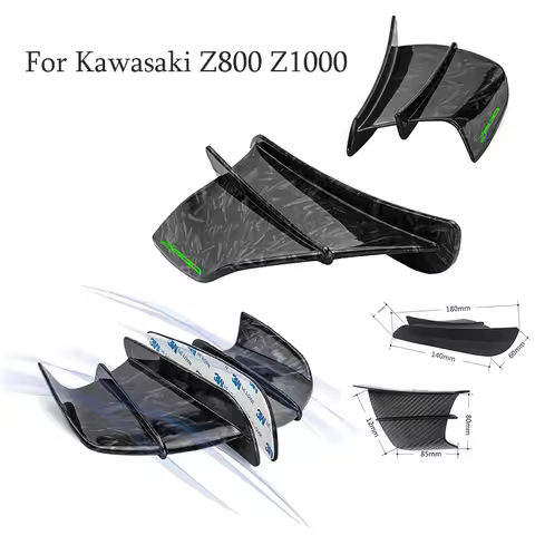For Kawasaki Z800 Z1000 Motorcycle Accessories Wind Knife Racing Wind Wing Deduct Shield Side Wind S