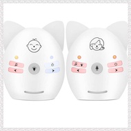 A3Wireless V30 Portable Babysitter 2.4GHz Audio Baby Monitor Digital Voice Broadcast Double Talk Night Light EU Plug