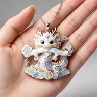 Xianglong Xianfu Ruyu Pendant Necklace Exquisite Alloy Necklace for Girlfriend Girlfriends