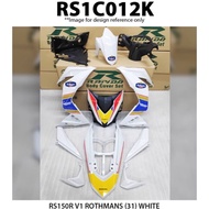 Rapido cover set (sticker Tanam) RS150 V1 &amp; V2 Rothmans (31) Colour : White