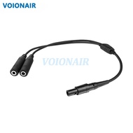 VOIONAIR General Aviation (GA) Headset Kepada 6pin Lemo Connector Aviation Headset Adapter
