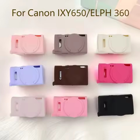 For Canon IXY 650/ELPH 360 Soft Camera Silicone Case for PowerShot ELPH 360 HS Canon IXY 650 Len Pro