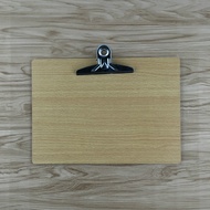Daily New Arrival/A4 Wooden Board Butterfly Clip Horizontal Version High Density Folder Board Writin