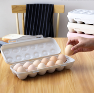 其他品牌 - 12格雞蛋收納盒/ 雪櫃雞蛋收納/保鮮收納/ 雞蛋盒/ 雞蛋托 家用保鮮雞蛋收納盒廚房帶蓋卡扣式可疊加 膠箱