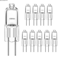 BACKSTREET4FC3 10pcs Halogen Bulbs 35W 50W LED Lamp Lighting Bulbs 12V G4 Bulbs Light