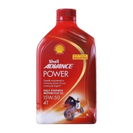 SHELL ADVANCE 10W40 15W50 FULLY SYNTHETIC LONG RIDE POWER SHELL MINYAK HITAM ENGINE OIL LUNE SHELL C