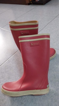 Aigle 紅色雨靴