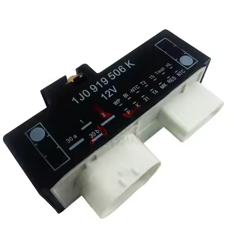 1J0919506K Cooling Fan Relay Radiator SE0027 Radiator Fan Control Unit Module for Jetta Golf TT 00-0