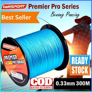 COD TaffSPORT Premier Pro Series Benang Pancing 300 M / benang pancing kuat anti kriting keriting ke