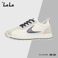 【LaLa】Women Shoes Sport sneakers for women Casual Leather Sneakers (Add +1 Size)