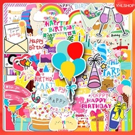 50pcs Happy Birthday Sticker Kid Children